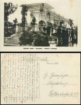 Buenos Aires Argentinien Palermo Puent japones  gebr. ca. 1940
