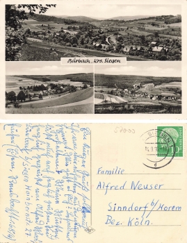 Buerbach Siegen Westfalen o14.9.1956