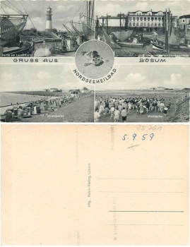 North Sea Spa Büsum Robbe gebr. circa 1959