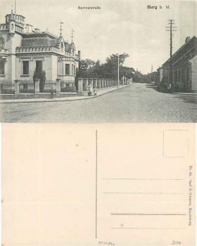 39288 Burg bei Magdeburg Berlinerstrasse  *ca. 1915