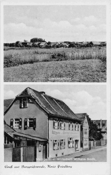 61184 Burggraefenrode metzgerei und Wirtschaft * ca. 1930