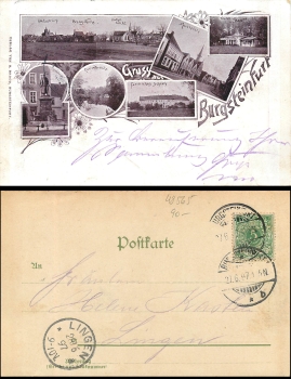 Burgsteinfurt Gruss aus  o 27.6.1897