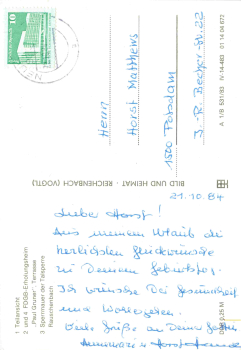 Cämmerswalde Neuhausen Erzgebirge Mehrbildkarte o 1984