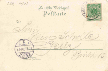 07774 Camburg Saale Restaurant Rathskeller Litho o 1897