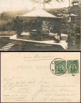 Camp John Hay Baguio, Philippines - USA real photo map o 6.11.1914