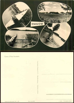 Canow Mecklenburg Mehrbildkarte *1962
