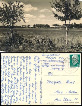17255 Canow about Neustrelitz country postmark on AK o 21.7.1962 Hanich0597