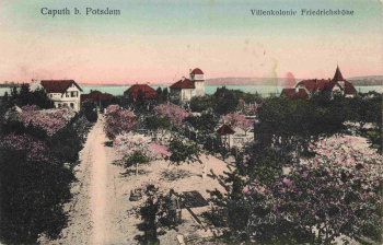 Caputh am Schwielowsee Villenkolonie Friedrichshöhe alte Ansichtskarte o 1919