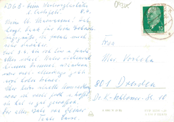 Carlsfeld Erzgebirge Gaststätte Talsperre o 1975