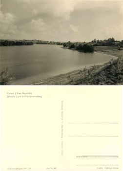 17258 Carwitz Schmaler Lucin-See mit Hauptmannsberg *1962 Hanich0269