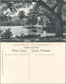 Ceylon The lake Kandy * ca.1920