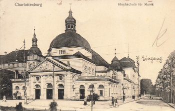 Charlottenburg Berlin Hochschule für Musik, o 13.6.1918