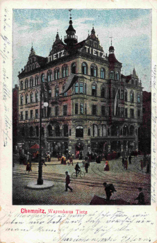 Chemnitz Sachsen Warenhaus Tietz o 1911