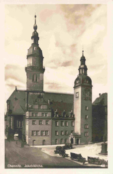 Chemnitz Sachsen Jakobikirche * um 1930
