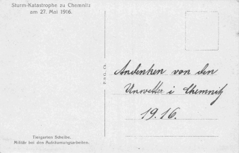 Chemnitz, Saxony: Zoo – Storm Catastrophe of 1916