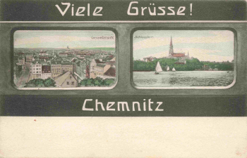Chemnitz Sachsen viel grüsse ! o 1905