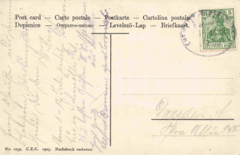 Chemnitz Sachsen viel grüsse ! o 1905
