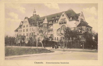 Chemnitz Sachsen Zimmermannsches Sanatorium * um 1910