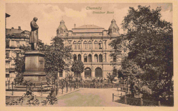 Chemnitz Sachsen Dresdner Bank * um 1920