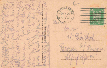 Chemnitz Sachsen Markthalle o 1924