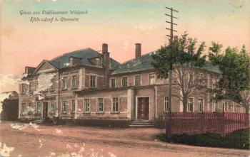 Röhrsdorf Chemnitz Etablissement Wildpark o 1913