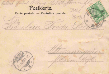 Euba Chemnitz Gasthof Lehngericht o 1903