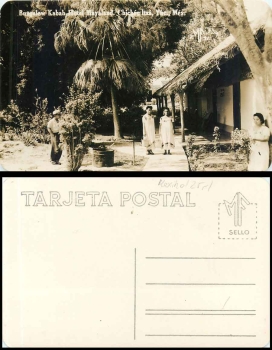 Chichen Itza Yucatan Mexico Bungalow Kabah Hotel Mayaland * ca. 1930