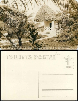Chichén Itzá, Yuc., Mexiko Bungolow del Hotel Mayaland *ca. 1950