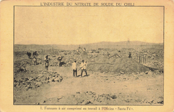 Chile Oficina Santa Fe Abbau von Nitraten *ca. 1920