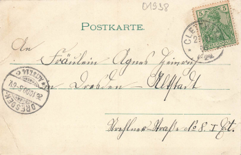 01998 Clettwitz Schipkau Knappschafts Krankenhaus Einweihung 1899 o 1900