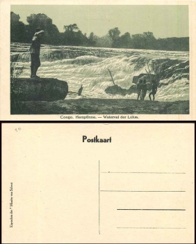 Congo Waterval de Lulua waterfall * approx. 1920