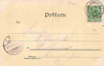 Connewitz Leipzig Wald Cafe Litho o 1899