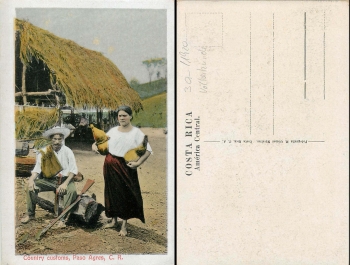 Costa Rica Country costums Paso Agres *ca. 1920