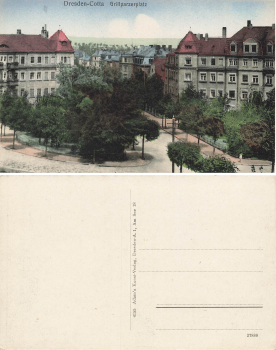 Cotta Dresden Grillparzerplatz *ca. 1920