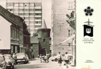 Cottbus Lindenpforte FDJ Kohle und Energie Bezirk * um 1973