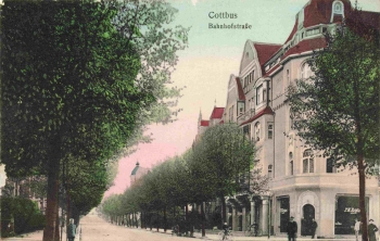 Cottbus Bahnhofstrasse o 1906