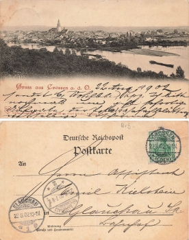 Crossen Oder Krosno Odrzanskie Ostbrandenburg o 22.8.1902