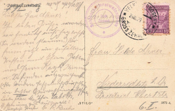 Czernosek Elbe Böhmen Sudetengau Velké Žernoseky o 1929