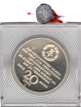 DDR 20 Mark 100. Todestag Karl Marx 1983