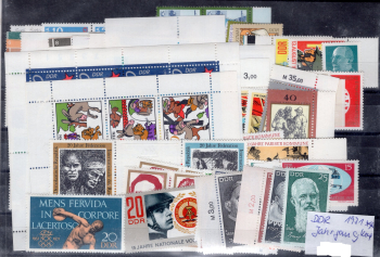 DDR Jahrgang 1971 postfrisch komplett