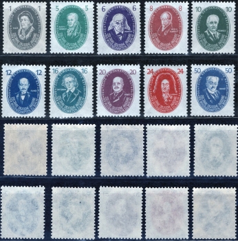 GDR Michel 261-270 ** Academy of Sciences mint never hinged