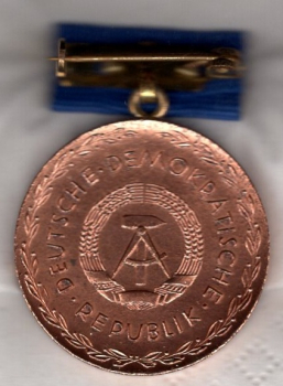 The GDR Pestalozzi Medal for Loyal Service in Bronze (1956-1989)