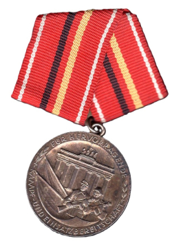 DDR Verdienstmedaille der Kampfgruppen in Silber