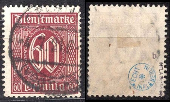 Deutsches Reich Michel Dienst 66b