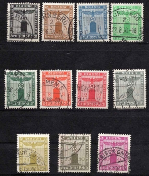 German Empire Michel Dienst 144-154