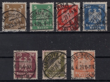 Michel 355-361 o Neuer Reichsadler komplett 