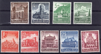 Deutsches Reich Michel 751-759 ** Winter Aid for Buildings