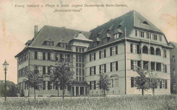 Dahlem Berlin Rudeloffweg Burckhardthaus Alte Ansichtskarte o 1905 