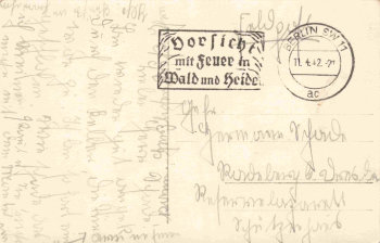 Dahlem Berlin U-Bahnhof Dahlem Dorf alte Ansichtskarte Feldpost 1942