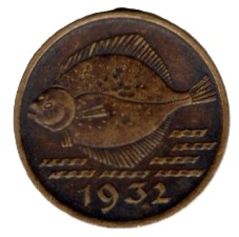 Danzig 5 Pfennig 1932 Polen